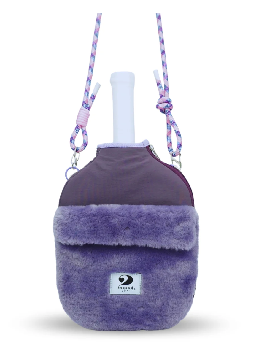 FURRY POCKETTE - PICKLEBALL PADDLE COVER - LAVENDER